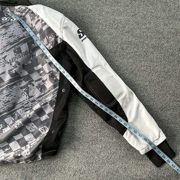 Speed And Strength Jacket Mens 2XL Gray Luna Frnq Mesh Jersey Motorcycle Racing - Picture 10 of 13